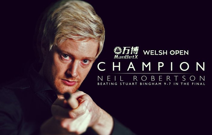 Neil Robertson Welsh Open 2019 Champion