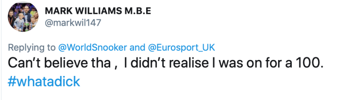 Willo doesn't know when he is on a ton...