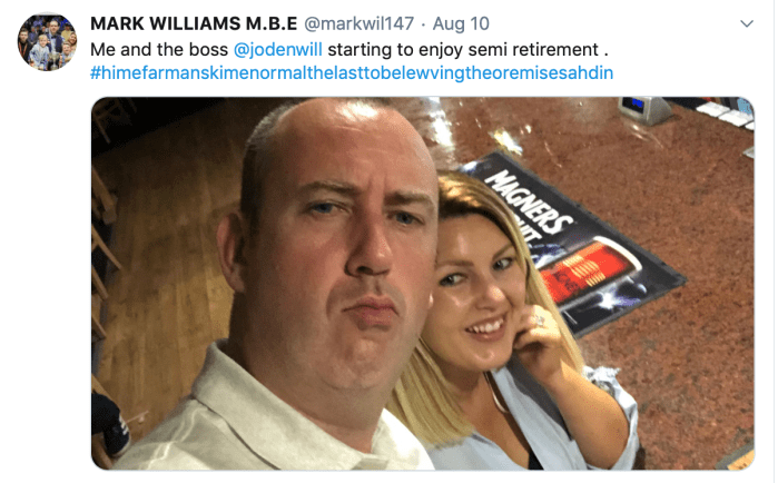 Mark Williams Semi Retires 10.08.2019