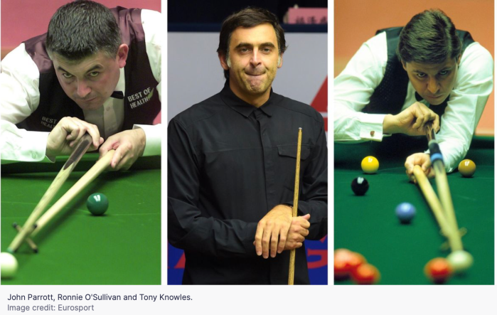 John Parrott, Ronnie, Tony Knowles