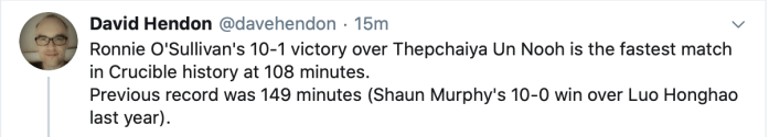 HendonRosFastestCrucibleMatch