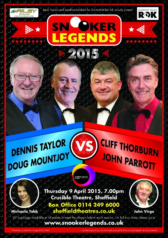 SnookerLegends 2015 Crucible exho