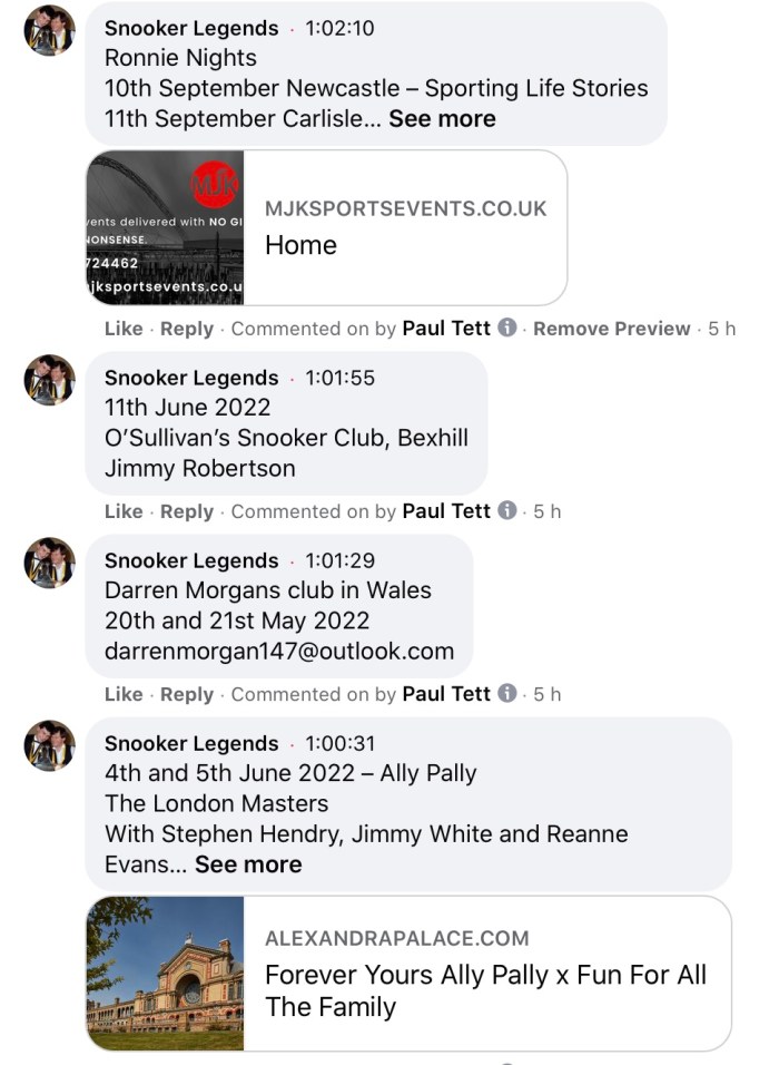 2021-09-07 Ronnie announcements -1