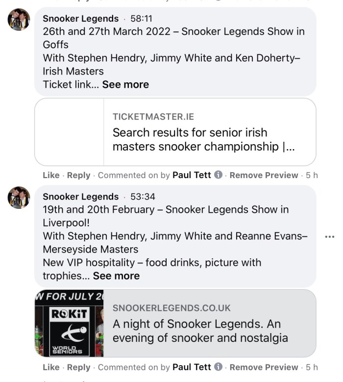 2021-09-07 Ronnie announcements -2