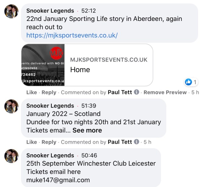 2021-09-07 Ronnie announcements -3