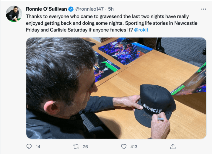 Ronnie Hartley Sept 2021 twitter