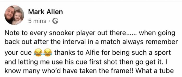 Mark Allen - German Masters quals 2021-10-23 at 09.14.07