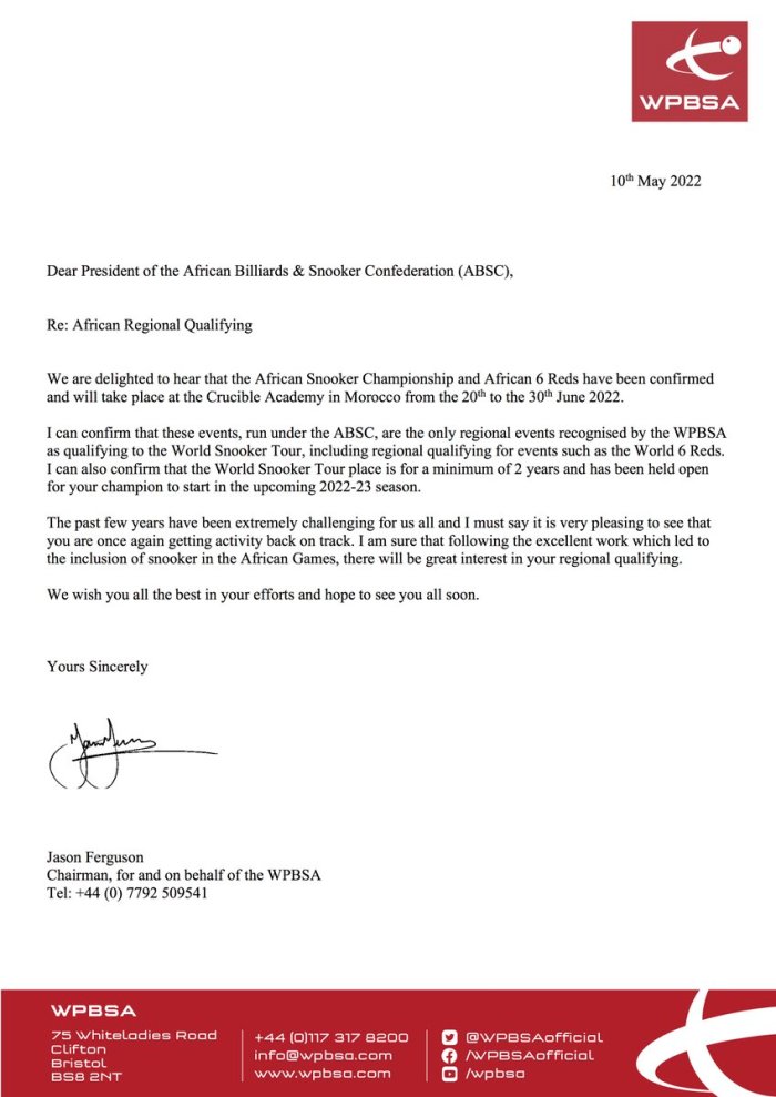 JasonFergusonAfricaQuals2022